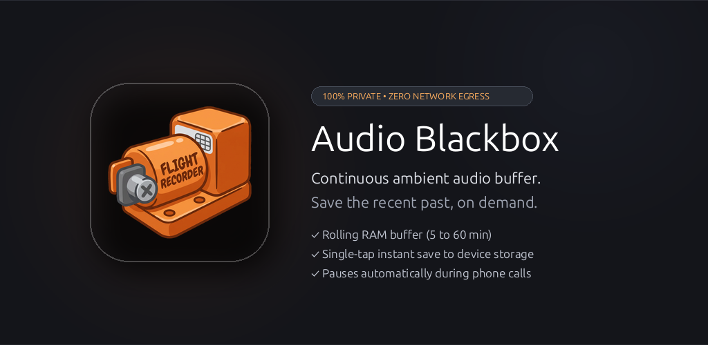 Audio Blackbox